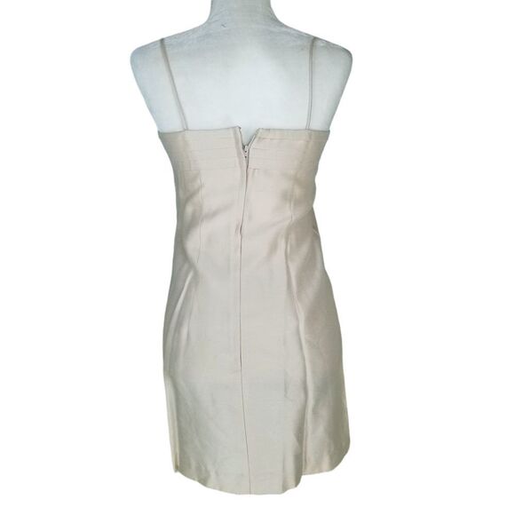 Vintage Cachet Linen Look Spaghetti Strap Mini Dress & Embroidered Jacket - Picture 11 of 15